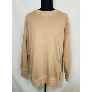 Aerie Tan Crew Neck Sweater